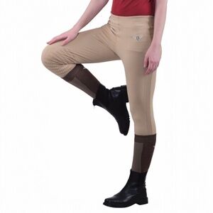 TuffRider Ladies Ventilated Schooling Tights in Beige Size S